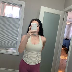 Lululemon cream tank-top